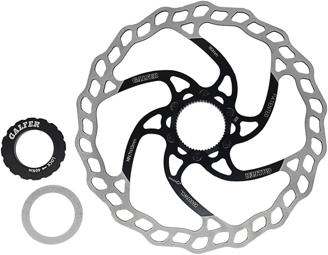 Galfer Road Disc Brake Rotor - 160mm, Centerlock, 1.8mm