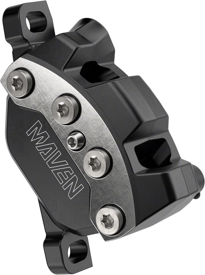 SRAM Maven Ultimate Disc Brake Caliper Assembly - Front/Rear  Post Mount  4-Piston  Silver/Black  A1