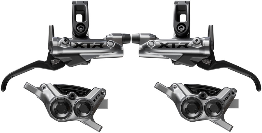 Shimano XTR M9220 Enduro Disc Brake Upgrade Kit - Right and Left BL-M9220 Levers  Post Mount  Front and Rear BR-M9220
