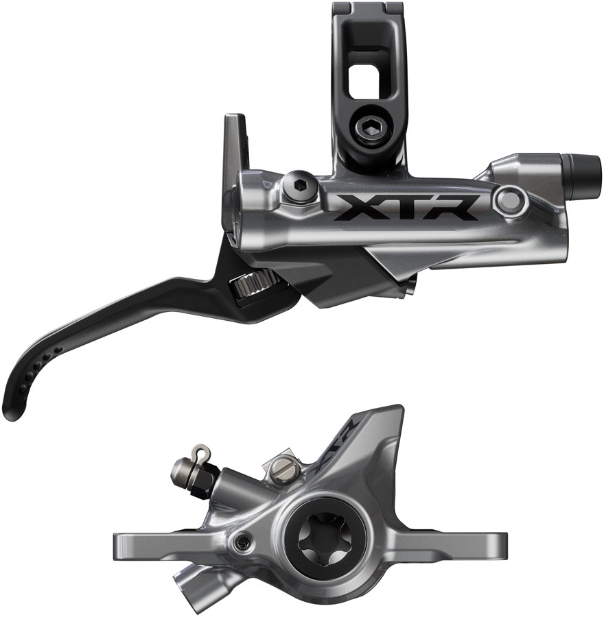 Shimano XTR BR-M9200 Disc Brake and BL-M9220 Lever - Right/Rear  Post Mount  2-Piston Caliper  SM-BH90-SS Hose  Metal