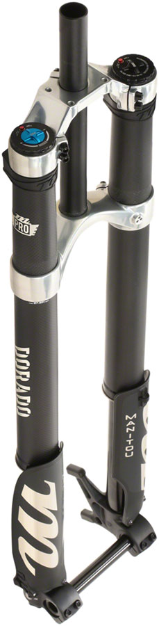 Manitou Dorado Pro Suspension Fork - 29"  203 mm  20 x 110 mm  57 mm Offset  Straight Steerer  Black/Carbon  Gen 2