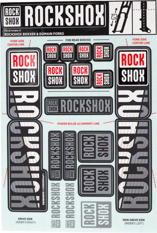 rockshox sticker kit