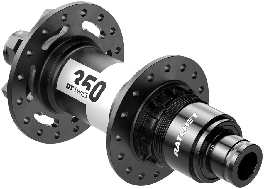 DT SWISS 350 157mm×12 32h MTBハブ DT Swiss 350 Rear Hub - 12 x 157mm, 6-Bolt, XD, Black, 32H