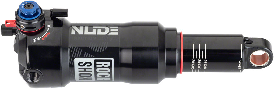 RockShox Deluxe Nude RLC3 Rear Shock - 165 x 45mm  DebonAir  Prog  0 Tokens  1 Eff Token  LM Tune  430 L/O  Trunnion 