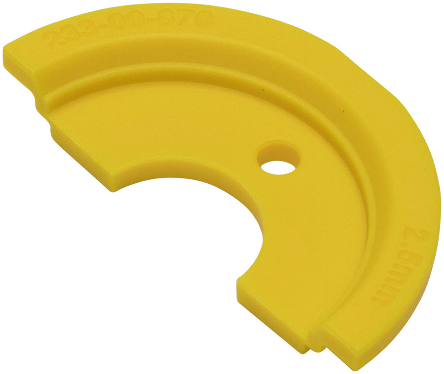 FOX Travel Spacer - 2026  FLOAT X2  2.5mm  Yellow