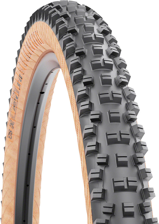 WTB Vigilante Tire - 29 x 2.3  TCS Tubeless  Folding  Black/Tan  Light/Fast Rolling  Dual DNA  SG2