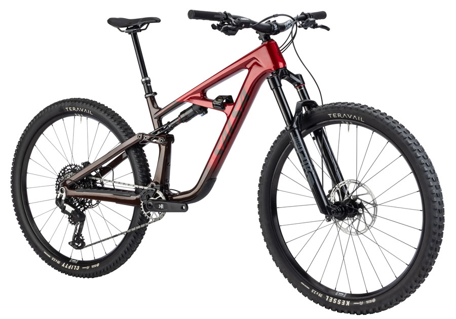 Salsa BLKthorn 125 C Eagle 90 Transmission Bike - 29" Carbon Dark Umber/Canyon Red - Image 2