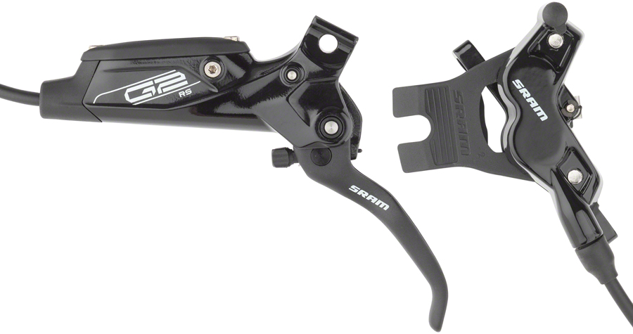 A1 Post Mount SRAM Code R Disc Brake and Lever Front or Rear Black Hydraulic