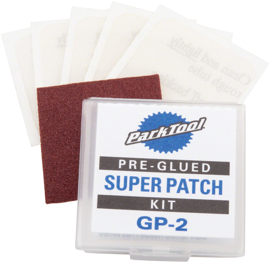 Park Tool GP-2C Peel 'n' Stick Glueless Patch Kits on Card White