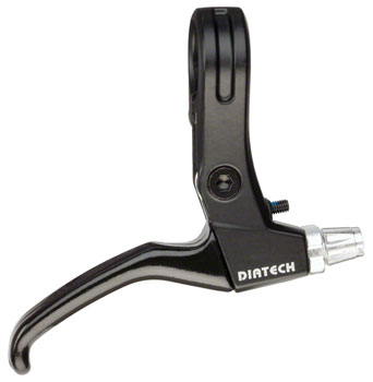 DiaTech Dirt Harry Tech-99D 1/" Hinged BMX Brake Lever Black//Black Left side