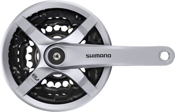 Shimano Tourney FC/TY501 Bike Crankset/170mm 6/7/8-Speed 48/38/28t Riveted