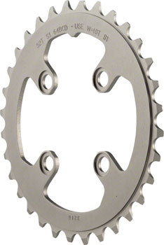 SRAM 32 Tooth 64mm BCD Aluminum Chainring Gray Use With 48T
