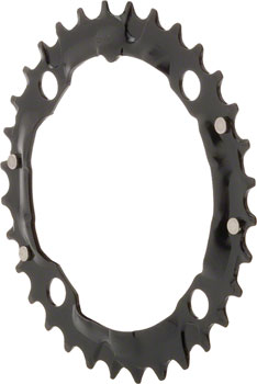 TruVativ Trushift 22t 64mm BCD 8 and 9 Speed and 2x10 Chainring Black Alloy