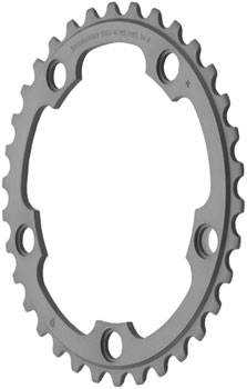 NEW Shimano 105 5750-S 34t 110mm 10-Speed Chainring Silver