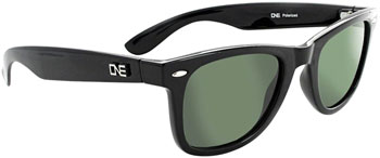 ONE Proviso Polarized Sunglasses Shiny Fire Demi with Polarized Smoke Gold