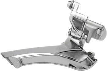 Microshift T382B Front Derailleur 8-Speed Double 44-48T Max 31.8//34.9 Band Clamp