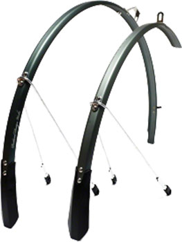 700c x 28-35 Portland Design Works Poncho City Fender Set Black