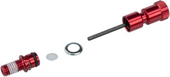 RockShox Rebound Adjuster Knob//Bolt Kit Aluminum Red Short