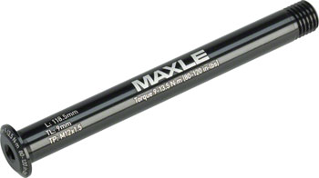 118.5mm Length Road Maxle Stealth Front Thru Axle 12x100