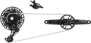 Sram GX EAGLE 12S Groupset Crank+Shifter+Derailleur w// XX1 EAGLE XG-1299