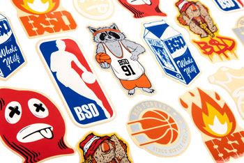 Radio Assorted 15 Piece BMX Sticker Pack