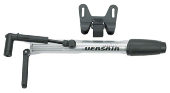 Presta//Schrader Planet Bike MicroPro Mini Frame Pump with Bracket Silver