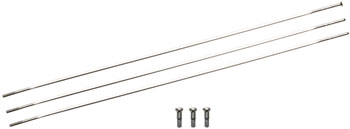 Zipp Straight Pull Spokes and Nipples CXRay 246mm Black 3-pack