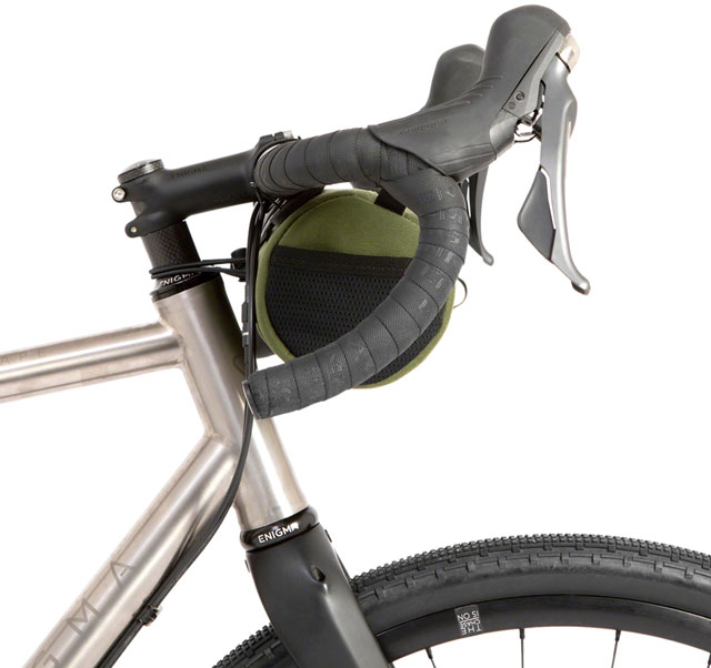 Bikeman Restrap Canister Handlebar Bag Olive