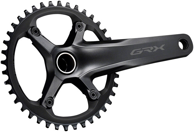 パーツ SHIMANO GRX FC-RX600 1X 170mm Bikeman: Shimano GRX FC-RX600-1 Crankset - 170mm, 11-Speed, 40t