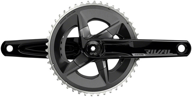 美品 SRAM rival ETAP axs クランク 172.5 48-35T Bikeman: SRAM Rival AXS Crankset - 172.5mm, 12-Speed, 48/35t