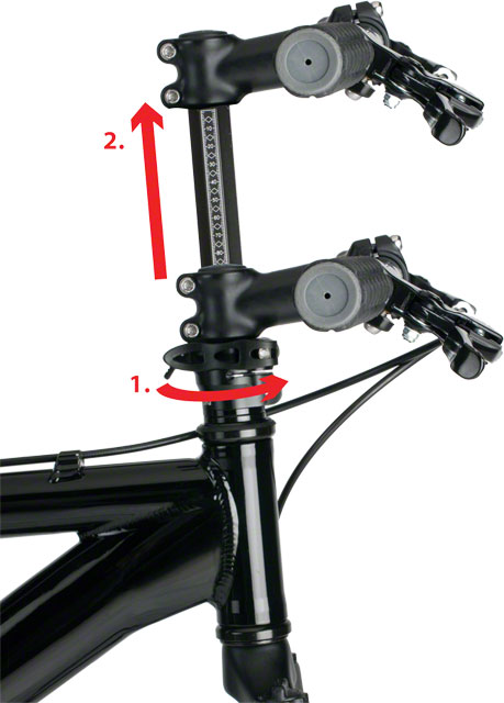 adjustable bike stem riser