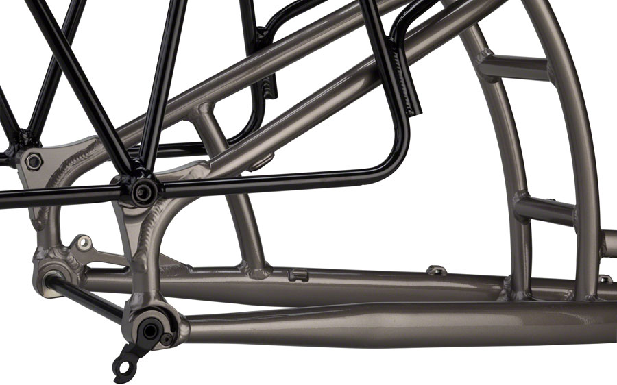 Salsa Blackborow Fat Bike Frame Aluminum, Small, Gunmetal