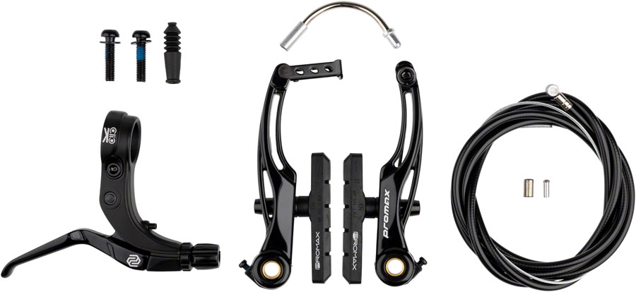 Promax-P-1-Click-V-Point-Brake-&-Lever-Set-Linear-Pull-Brake-Set-BMX-Bike_LPBS0027