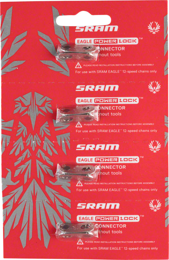 SRAM Eagle PowerLock 12-Speed Chain Quick Link | Silver Master Link for Secure,