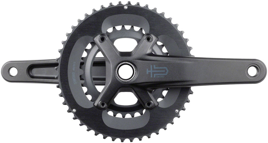 microSHIFT Sword 2x Crankset 10 Speed 165mm 110/110BCD 48/31t 24mm