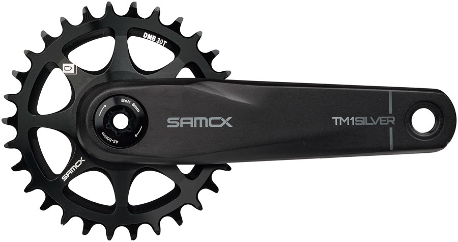 Samox Silver TM-1 Crankset 10 Speed 160mm 3-Bolt Direct Mount 30t