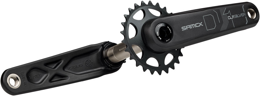 Samox Silver DJ-1 Crankset 10 Speed 155mm Direct Mount 3-Bolt 25t