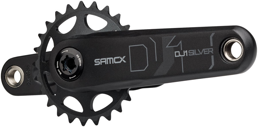 Samox Silver DJ-1 Crankset 10 Speed 155mm Direct Mount 3-Bolt 25t