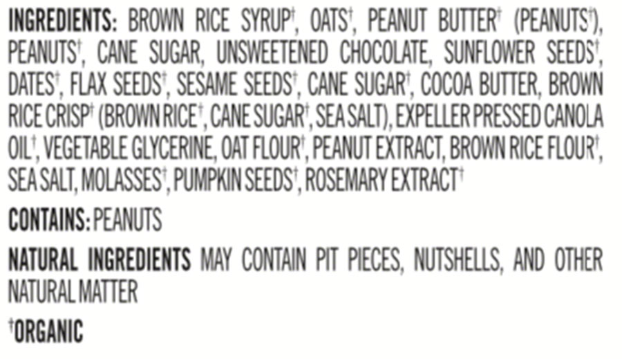 ProBar Meal Bar Erdnussbutter Chocolate Chip 12er Box Bio und 100% Vegan - Bild 2 von 3