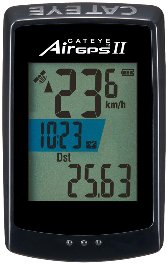 Cateye AIR GPS II Cycling Computer with GPS, Rechargeable Battery