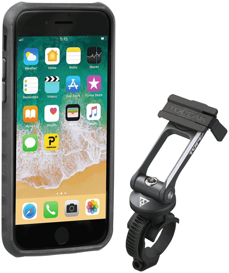 Велосипедное крепление Topeak RideCase для iPhone SE 2-го поколения и 87 - Карбоновое волокно - 13690₽