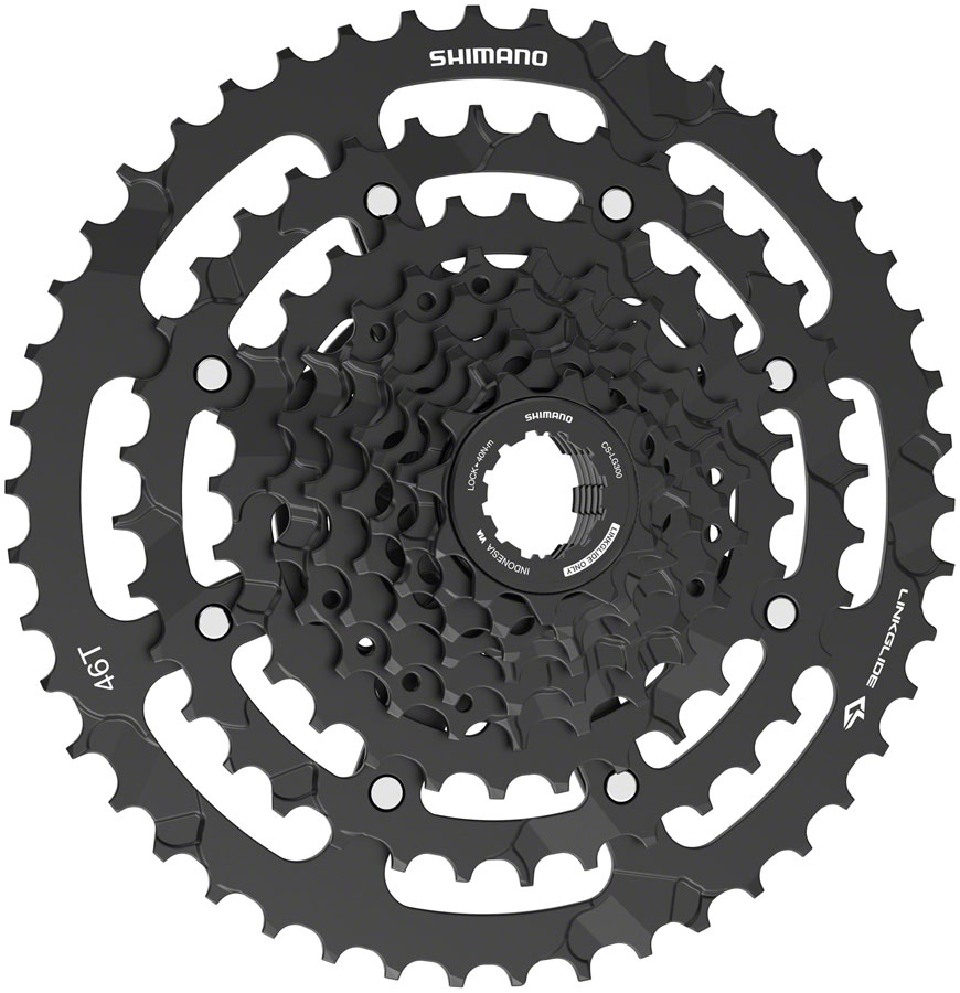 Shimano CUES CS-LG300-9 LINKGLIDE 9-Speed Cassette 11-46t E-Bike