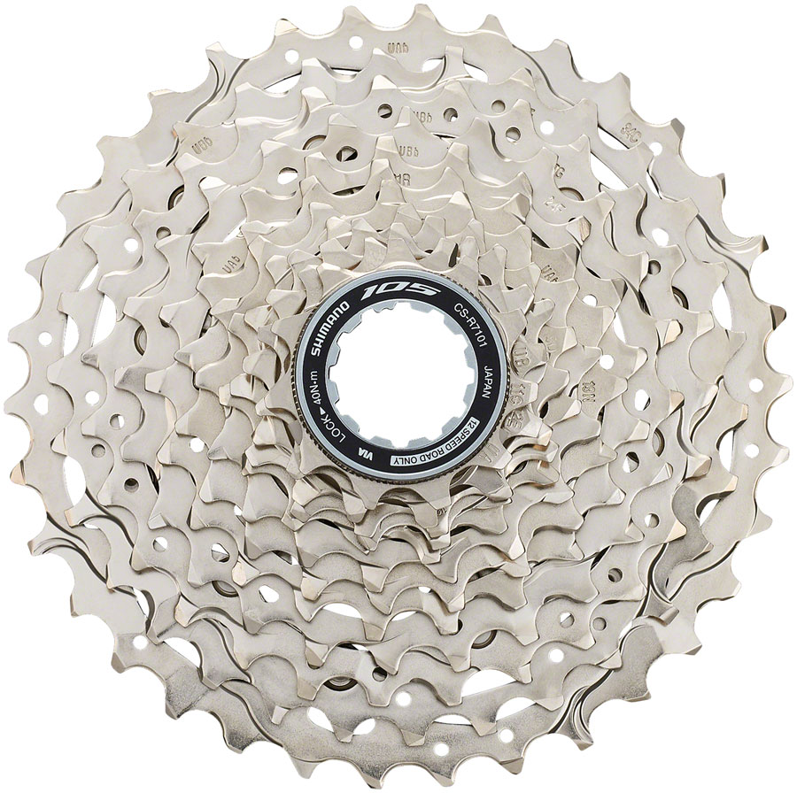 Кассета Shimano 105 CS-R7101-12 12 скоростей 11-34t HG L2 серебристый 17790₽