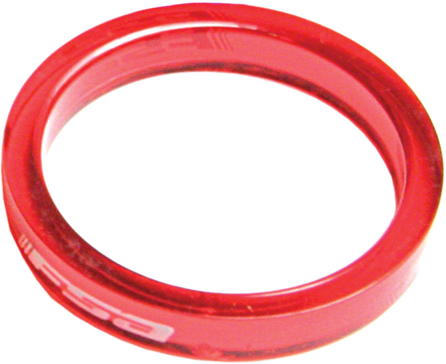 FSA Polycarbonate 5mm Headset Spacer Bag Red, Lightweight