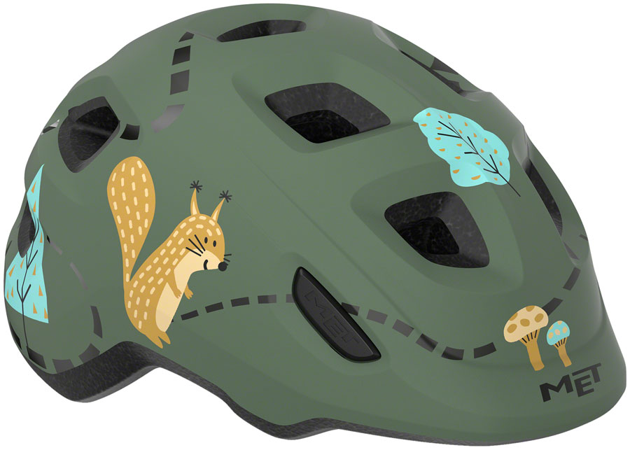 MET-Helmets-Hooray-MIPS-Helmet-X-Small-(46-52cm)-Half-Face--MIPS-C2--360°-Head-Belt--With-Light--Safe-T-Bimbo-Fit-System--Adjustable-Fitting--Anti-Pinch-Ratchet-Buckle--Hand-Washable-Comfort-Pads--Reflector--Anti-Insect-Net-Green_HLMT5041_Bicycle-Helmets