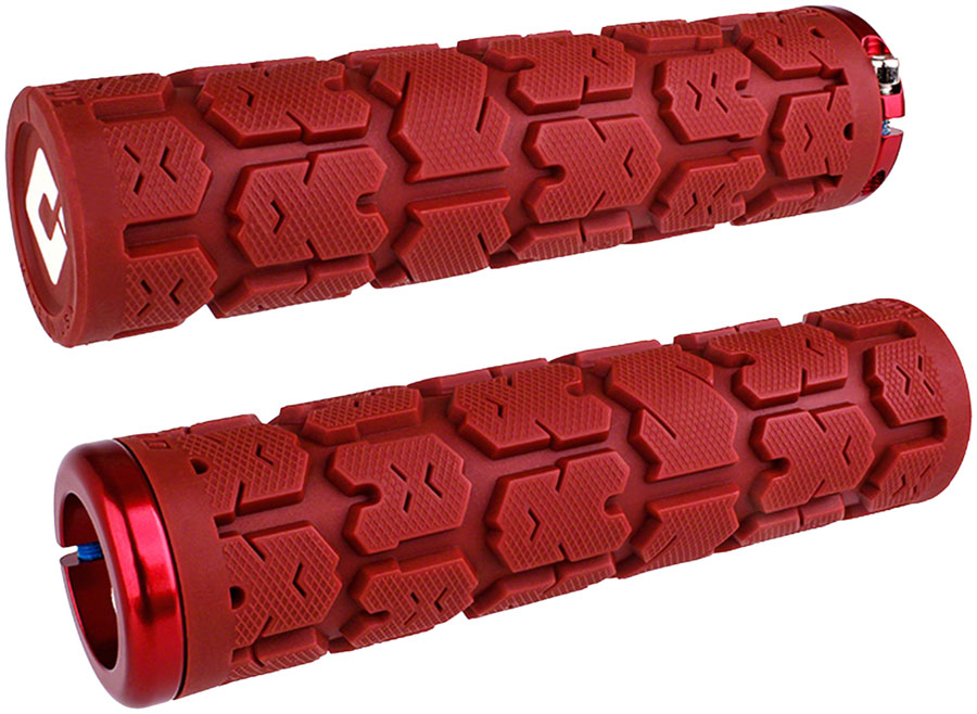 ODI Rogue Lock-On Grips Red - Main Image