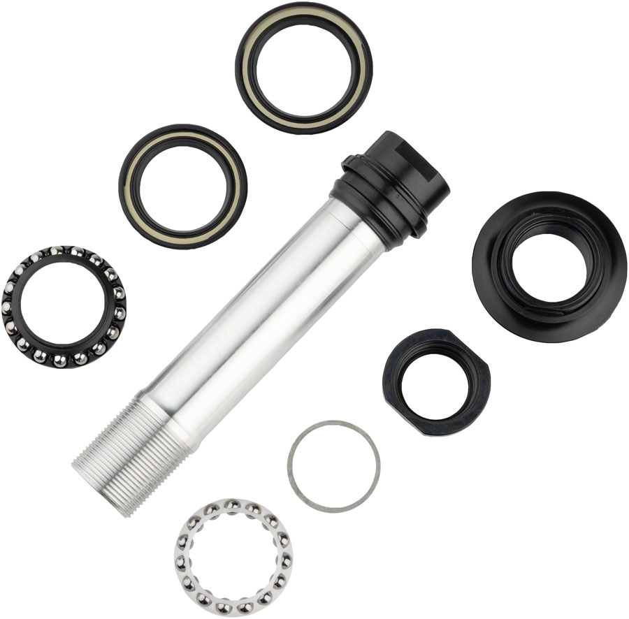 Shimano HB-MT400-B Front Hub Axle Set | Durable Steel, Precision