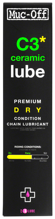 Muc-Off C3 Dry Ceramic Bike Chain Lube - 50ml Drip 3290₽