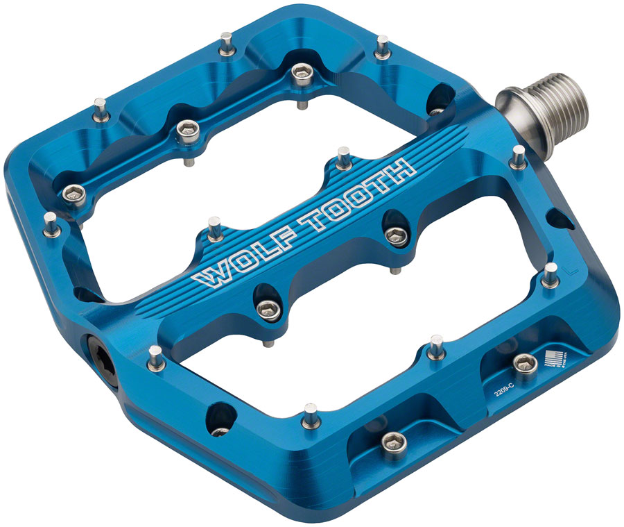 Wolf Tooth Waveform Large Aluminum Platform Pedals - Supportive Dual-Concave 38590₽