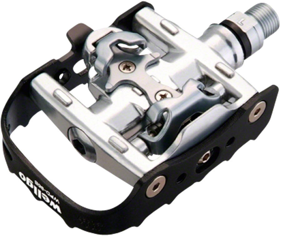 パーツ Wellgo WPD 95B Wellgo WPD-95B Aluminum Single Side Clipless Platform Pedals with